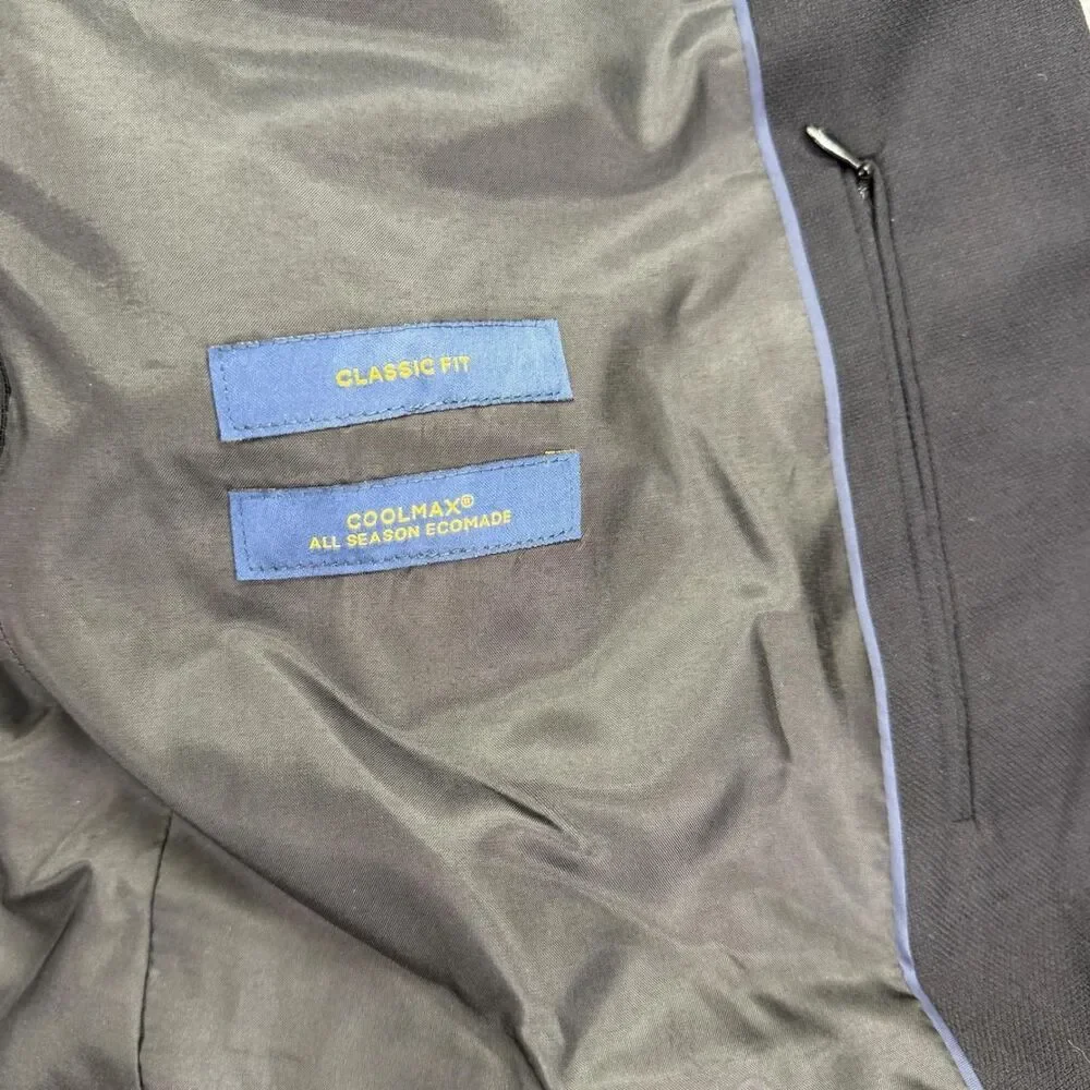 Stafford Men's Black Tailored-jackets